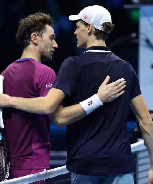 ATP Finals, Casper Ruud impressionato da Jannik Sinner