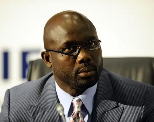 George Weah tifa per la Juventus contro il Milan