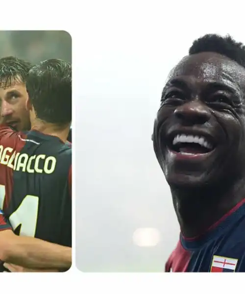 Giallo Balotelli ma adesso è felice (e il Genoa vince): le foto