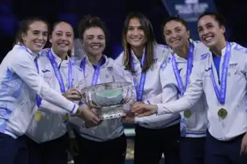 Le campionesse del mondo del tennis sono tornate in Italia: la loro gioia