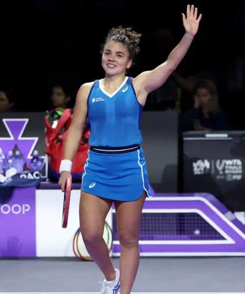 Jasmine Paolini comincia le WTA Finals con il sorriso