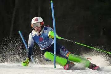 Le slalomiste azzurre in gara a Levi col pensiero rivolto a Matilde Lorenzi