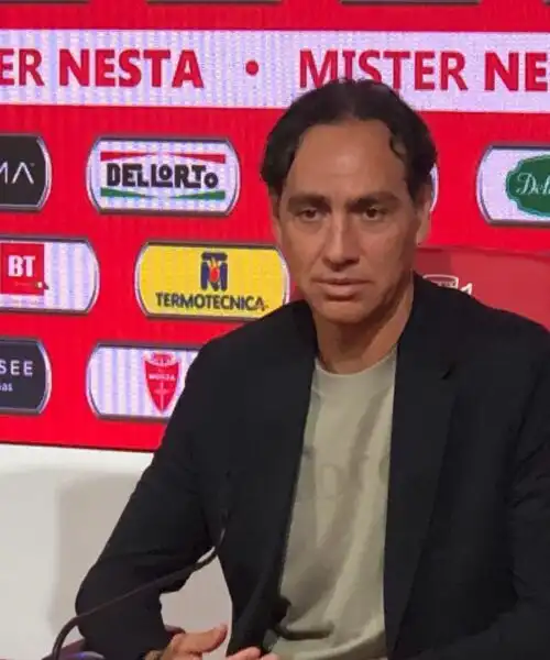 Monza, Alessandro Nesta ha un messaggio chiaro per i suoi giocatori