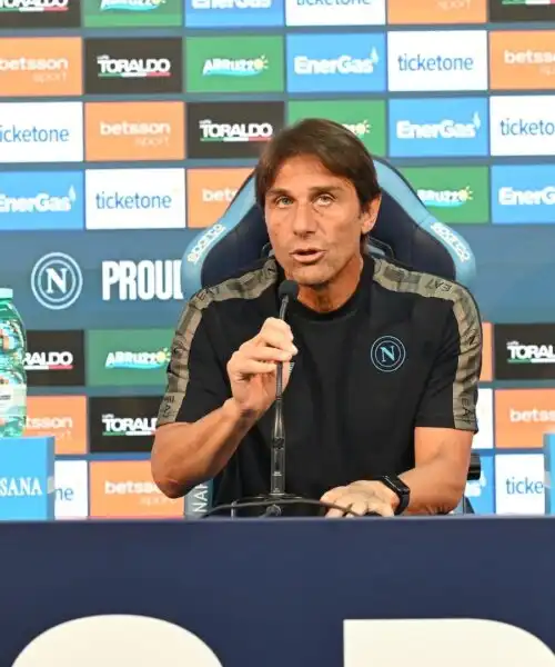 Napoli, Conte si difende: “Non abbiamo giocato per perdere”