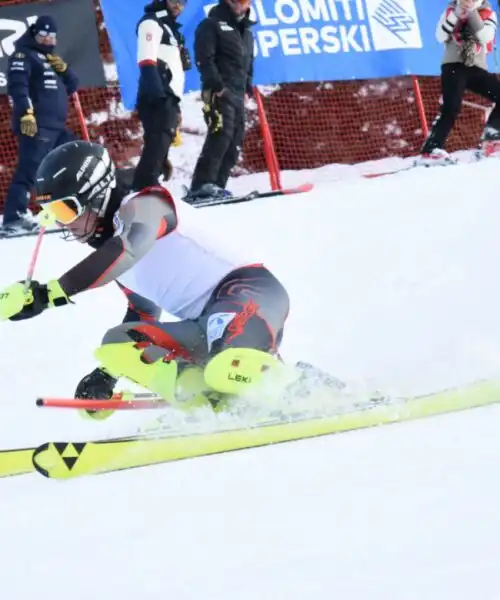 Coppa Europa a Obereggen, Antoine Azzolin vince uno slalom serratissimo: le foto