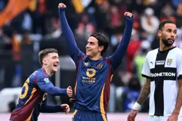 La Roma travolge il Parma: un superbo Dybala innesca la goleada