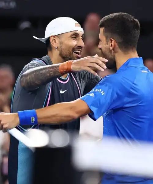 Nick Kyrgios, ritorno vincente con Novak Djokovic