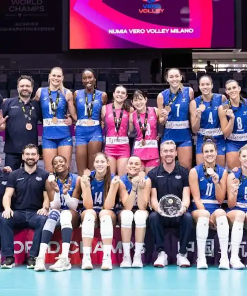 Paola Egonu 20, Milano supera il Dentil Praia Clube e chiude sul podio al Mondiale per Club