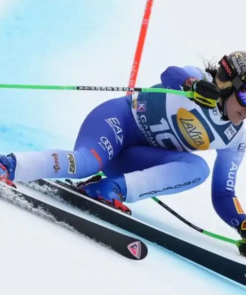 SuperG Garmisch: Federica Brignone terza, Sofia Goggia giù dal podio