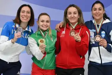 Sciabola femminile: Chiara Mormile d’argento a Plovdiv