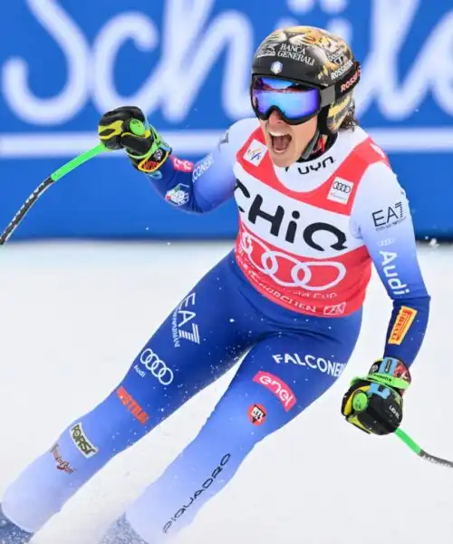 Federica Brignone trionfa a Garmisch, Sofia Goggia segue a un solo centesimo!