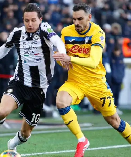 Né vincitori né vinti fra Udinese e Atalanta