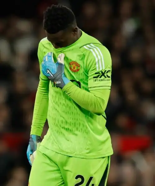 André Onana scaricato dal Manchester United: le foto