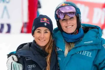 Sofia Goggia e Federica Brignone, allenamento speciale con Lindsey Vonn