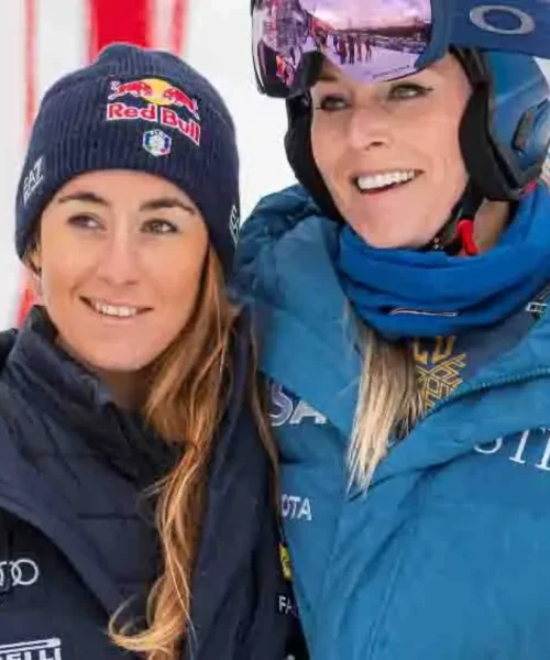 Sofia Goggia e Federica Brignone, sfida speciale in allenamento: le foto