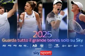 Solo su Sky tutto il grande tennis