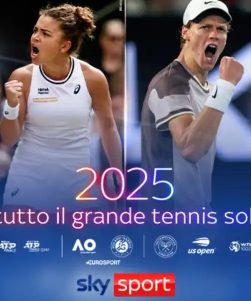 Solo su Sky tutto il grande tennis