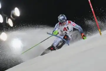 Timon Haugan brilla nella notte di Schladming, italiani lontani dai primi