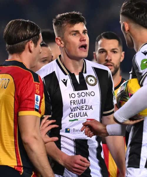 Udinese, Lorenzo Lucca si scusa citando Lucio Corsi