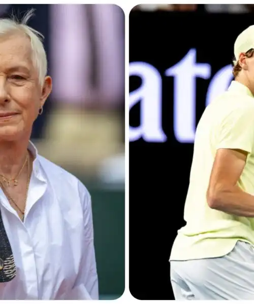 Martina Navratilova non va per il sottile sulla squalifica di Jannik Sinner