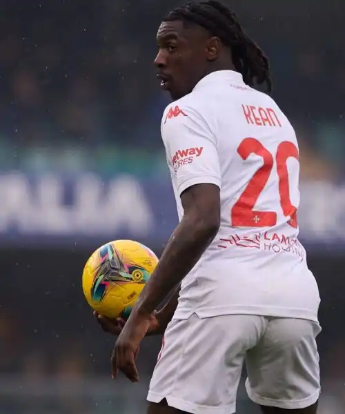 Moise Kean dimesso dall’ospedale