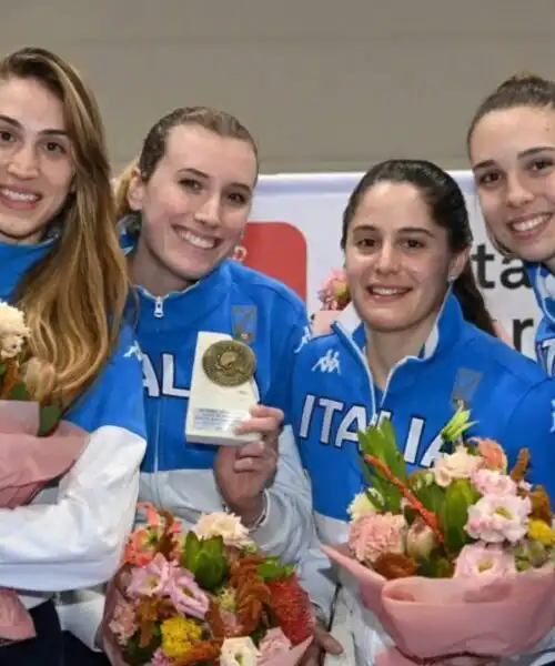 Barcellona, le Azzurre della spada in trionfo