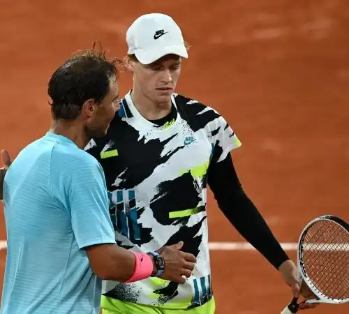 Jannik Sinner con Rafael Nadal, è arrivata la risposta