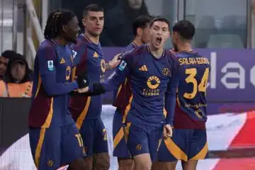 Parma in dieci dopo mezz’ora, la Roma espugna il Tardini