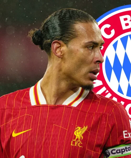 Virgil van Dijk divide in due il Bayern Monaco: immagini