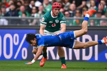 Italrugby coraggiosa, ma passa l’Irlanda: il Sei Nazioni azzurro si chiude con una sconfitta