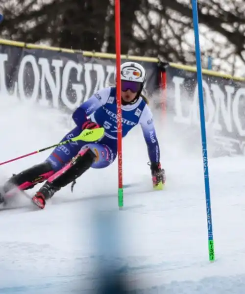 Giorgia Collomb non riesce a ripetersi nello slalom